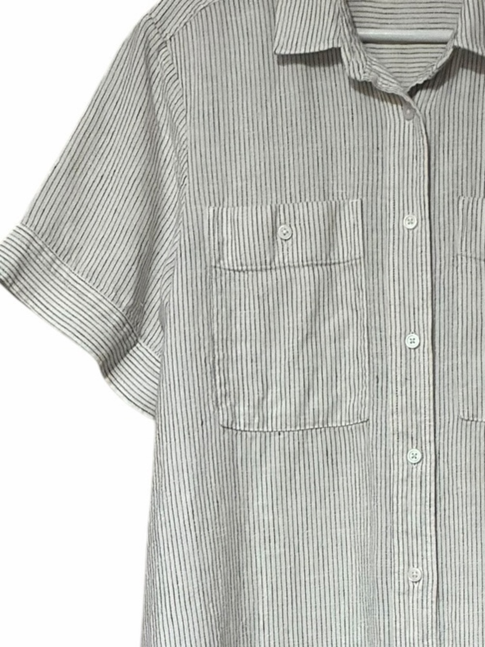 EVERLANE The Daytripper In 100% European Flax Linen Shirt Dress - Picture 6 of 13